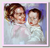 Portret matki i syna